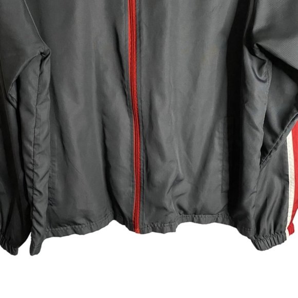 Starter Vintage Men's Gray Full Zip Windbreaker Track Jacket - Picture 3 of 9